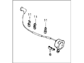 Honda CRX Spark Plug Wire - 32723-PE0-668 Wire, Ignition Center