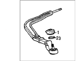 Honda CRX Radius Arm - 51351-SB2-672 Arm, Right Front Radius