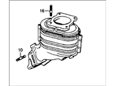 Honda CRX Catalytic Converter - 18150-PE0-662 Converter Assembly