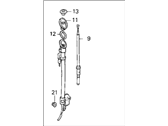 Honda Del Sol Antenna - 39150-SR2-A01 Antenna Assembly, Automatic Radio