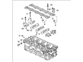 Honda Del Sol Cylinder Head - 12100-P30-010 Cylinder Head Assembly