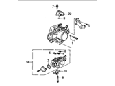 Honda Del Sol Throttle Body - 16400-P28-A01 Body Assembly, Throttle (Gr03B)