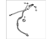 Honda Del Sol Battery Cable - 32410-SR3-A21 Cable Assembly, Starter