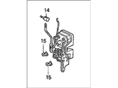 Honda Del Sol Door Latch Assembly - 72110-SR2-A12 Lock Assembly, Right Front Door