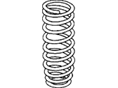 Honda Del Sol Coil Springs - 52441-SR3-N01 Spring, Rear (Showa)