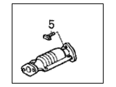 Honda Del Sol Catalytic Converter - 18160-P28-A40 Converter