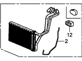 Honda Civic Heater Core - 79115-TS8-A02 Core Sub-Assembly, Heater