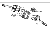 Honda CRX Turn Signal Switch - 35250-SH3-A22 Switch Assembly, Combination (Tec)