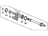 Scv A Genuine Honda Shaft Assembly Half Automatic