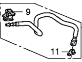 16722-RRA-A01 - Genuine Honda Hose B, Fuel Feed