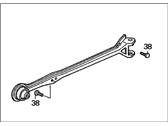 Honda Prelude Radius Arm - 52372-S30-A00 Arm, Left Rear Radius