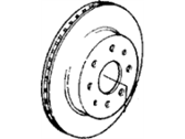 Honda CRX Brake Disc - 45251-SB2-782 Disk, Front Brake