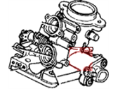 Honda CRX Throttle Body - 16401-PM5-A00 Body Sub-Assembly Set, Throttle