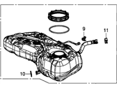 Honda CR-V Fuel Tank - 17044-T0A-A00 Tank, Fuel