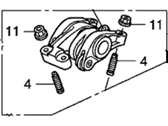 Honda Fit Rocker Arm - 14620-RB1-010 Arm Assembly, Rocker