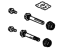 Honda 01473-TZ5-P01 Pin Set, RR. Caliper