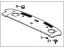 Honda 84500-SF1-A00ZA Tray Assy., RR. *NH83L* (OFF BLACK)