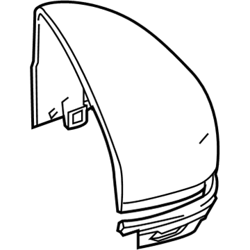 Honda 76251-T5R-P01YD Housing Cap (Platinum White Pearl)