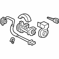 Honda Ridgeline Ignition Lock Cylinder - 06351-SJC-A20 CYLINDER SET, KEY