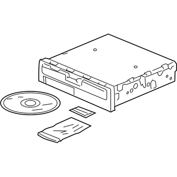 Honda 39546-SDA-A51 DVD Unit, Navigation (W/O DVD-Rom) (Alpine)