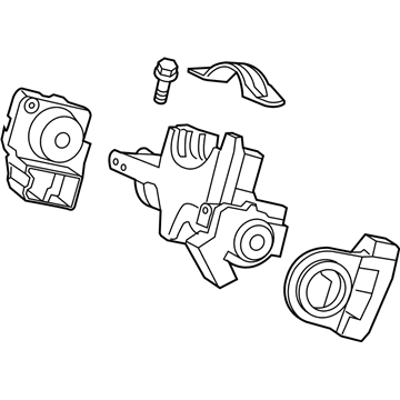 Honda 06351-TR0-941 Lock Assy.,Steering