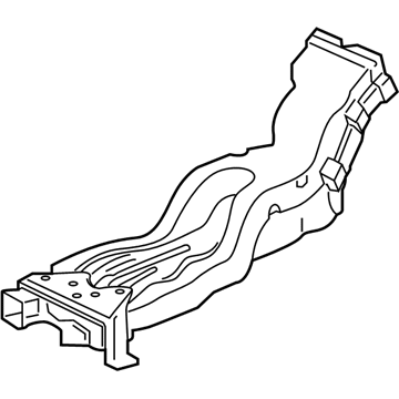 Honda 83425-TG7-A01 Duct Comp, Console