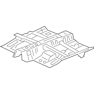Honda Clarity Plug-In Hybrid Floor Pan - 65100-TRW-305ZZ