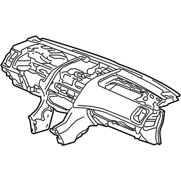 Honda Accord Instrument Panel - 77100-SDC-A11ZB