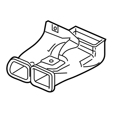 Honda 83465-TRT-A01 Joint Duct, RR. Vent