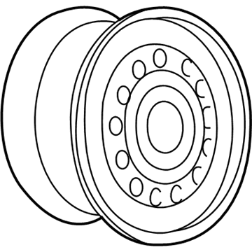 1994 Honda Civic Rims - 42700-SR0-004