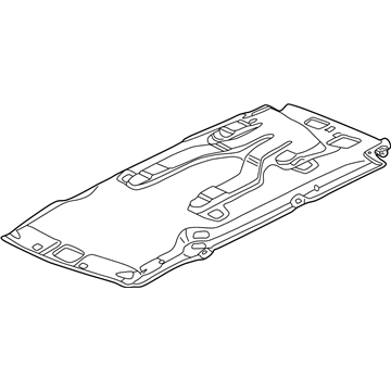 Honda 83200-S0X-A23ZA Lining Assy., Roof *NH302L* (PALE QUARTZ)