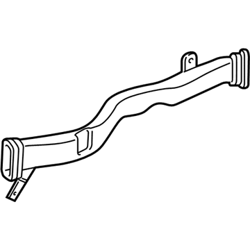 Honda 83466-TP6-A00 Duct Assy., RR. Vent Driver