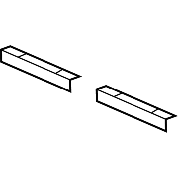 Honda 66118-TK4-A00ZZ Stiffener, R. RR. Bumper Face