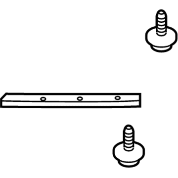 Honda 74192-TS8-A00 Rubber, L. Headlight Seal