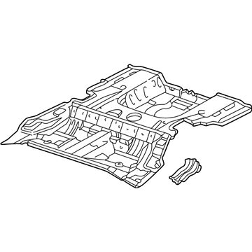 2001 Honda Accord Floor Pan - 04655-S84-A10ZZ