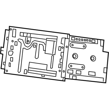 Honda 39171-T7W-A91 AUDIO UNIT ASSY., BASE (PANASONIC)