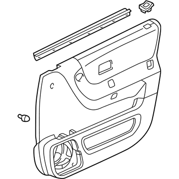 1998 Honda CR-V Door Trim Panel - 83530-S10-A00ZA