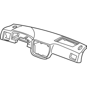 Honda 77102-S01-A00ZA Pad, Instrument Panel (Upper) *NH178L* (EXCEL CHARCOAL)