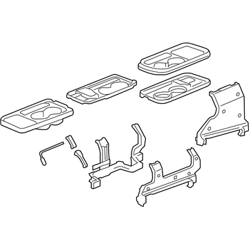 Honda CR-V Center Console Base - 81590-S9A-A21ZA