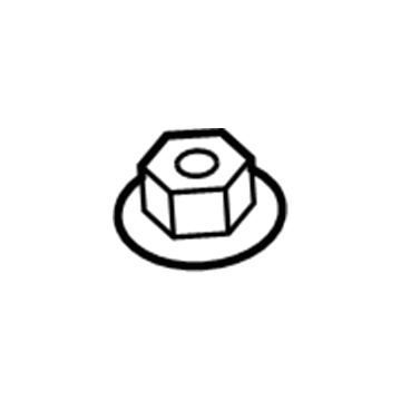 Honda 90364-TZ5-A01 Nut, Self-Lock (10MM)