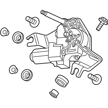 Honda 76700-TGS-A01 Wiper Motor Assembly