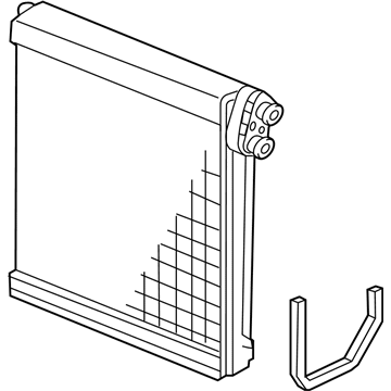 Honda 80215-TK4-A41 Set Evaporator Sub Assembly