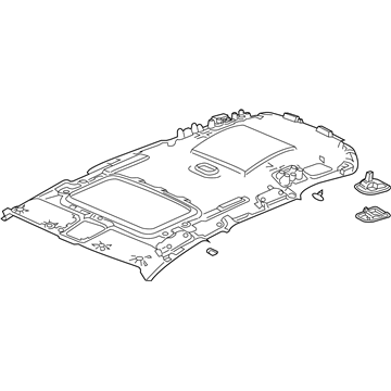 Honda 83201-TLA-A31ZA Lng, Roof *YR449L*