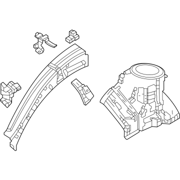 Honda 60750-3A0-305ZZ HOUSING SET, L- FR