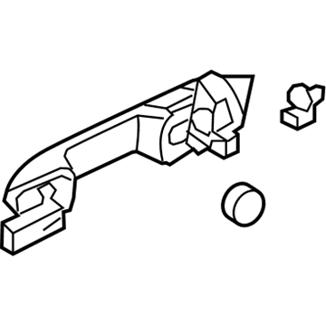 2011 Honda Odyssey Door Handle - 72140-TK8-A11ZA