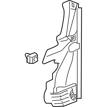 Honda 71114-TK8-A00 Plate, R. FR. Air Guide