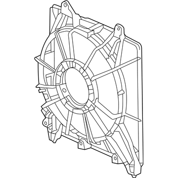 2022 Honda HR-V Fan Shroud - 19015-51B-H01