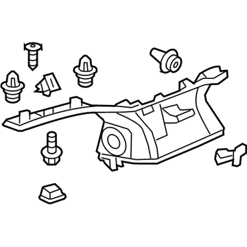 Honda 84149-TK8-A03ZB Garnish, R. *NH686L*