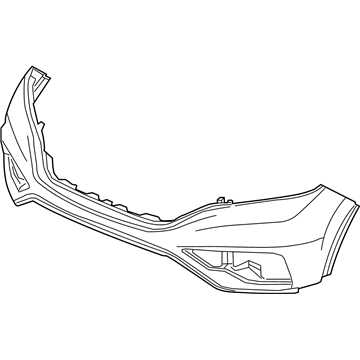 Honda 04711-T1W-A91ZZ Face, Front Bumper (Dot)