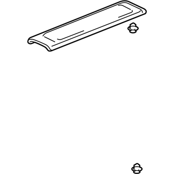 Honda 84251-S9V-A01ZA Garnish Assy., L. FR. Side (Inner) *G59L* (MEDIUM FERN)